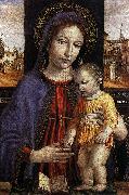 BORGOGNONE, Ambrogio Virgin and Child fdg oil painting artist